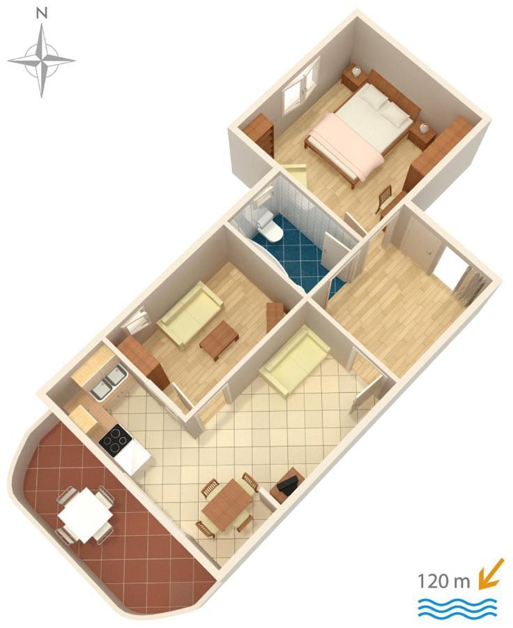 Apartments By The Sea Novi Vinodolski - 5558 Exterior foto